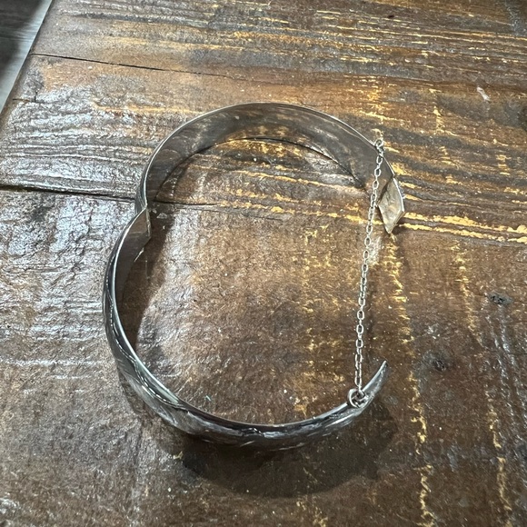 Silver Metal Belt with Chain Detail